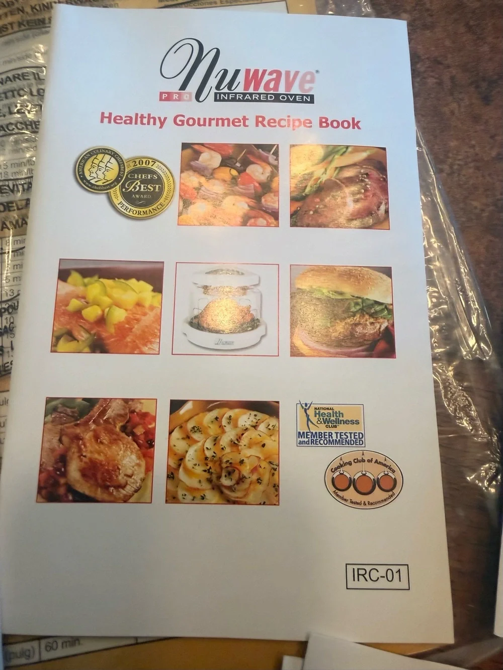 Nu-Wave Oven Pro & Oven Extender Kit Infrared Oven Recipe Books & Owners Manuals